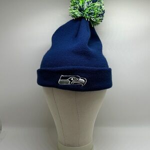 seattle seahawk beanie team apparel youth size